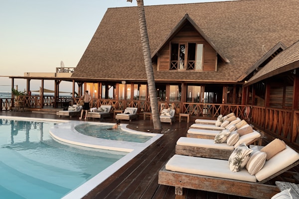 Luxury resort pool