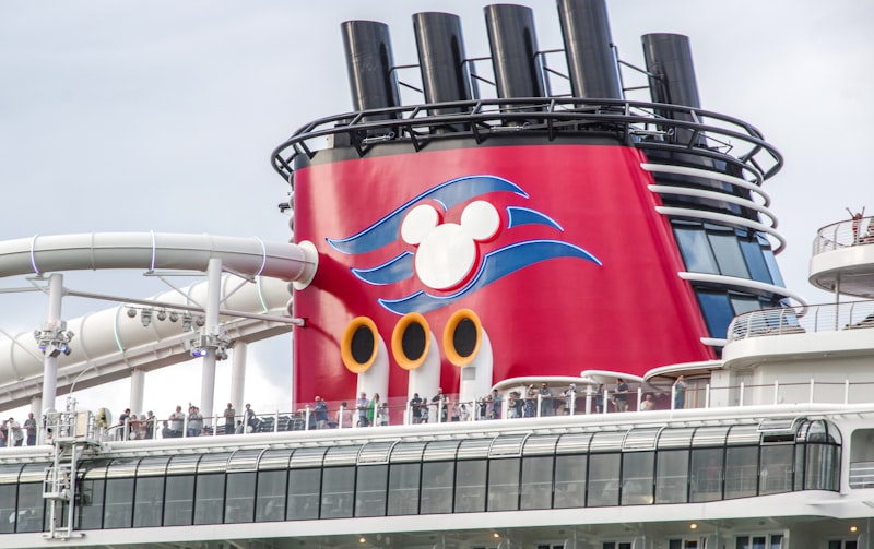 Disney Cruise Line funnel with the Mickey Mouse logo